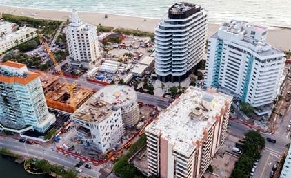 The foundation of the new Faena Hotel Miami Beach is treated with PENETRON technology
