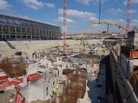 The Magyar Telekom home needed a robust waterproofing solution for the high groundwater table at the construction site.