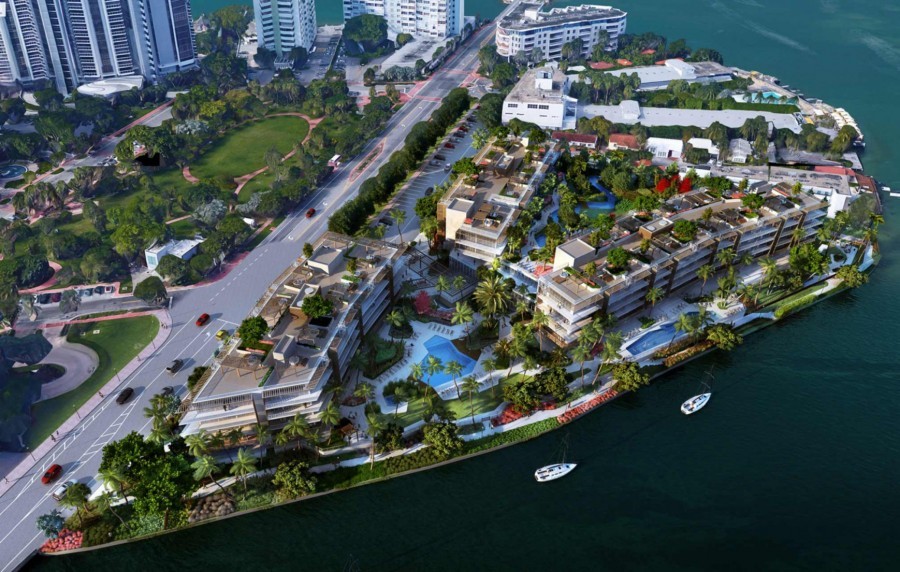 The concrete foundations of the Bella Isla Apartments are protected with PENETRON ADMIX against an almost certain risk of saltwater attack and subsequent corrosion