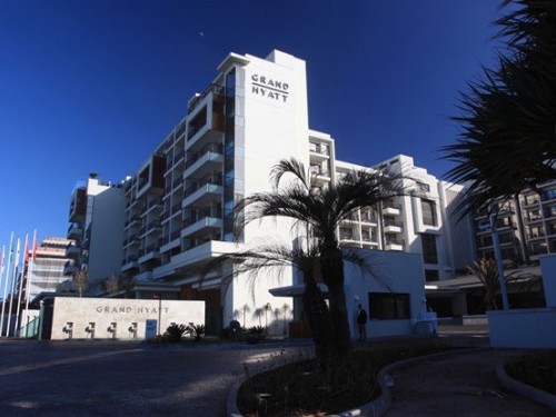 The Grand Hyatt Hotel in Rio.