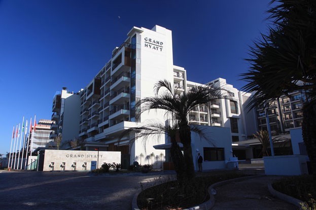 The Grand Hyatt Hotel in Rio.