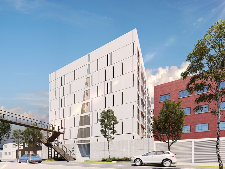 The San Antonio Abad 292 complex in México City has a drinking water tank, a stormwater tank and a cistern for rainwater – all waterproofed with PENETRON ADMIX