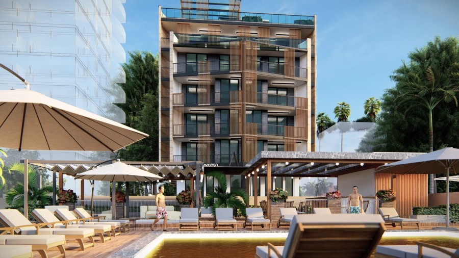 Situated on the Black Sea in Kvariati, a village in Batumi, Georgia, the Bristol Kvariati is a six-floor hotel with 42 short-term rental apartments.