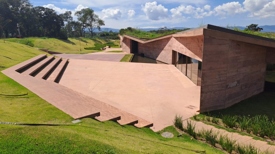 The Brumadinho Memorial in Brazil commemorates the collapse of the Vale dam in 2019 that killed 272 people.