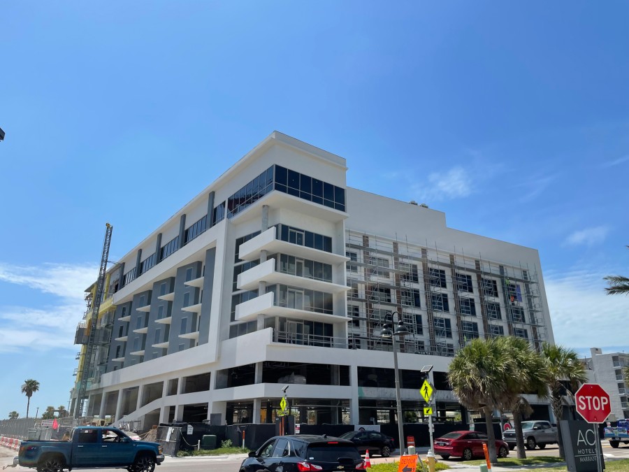 The Hiatus Clearwater Beach Hotel features 88 guest rooms, rooftop pool and bar, rooftop restaurant – and a waterproof concrete foundation.