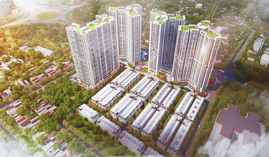 PENETRON ADMIX was used to treat the foundation slabs and basement retaining walls (three below-grade levels) under the four Hoàng Huy Commerce towers.