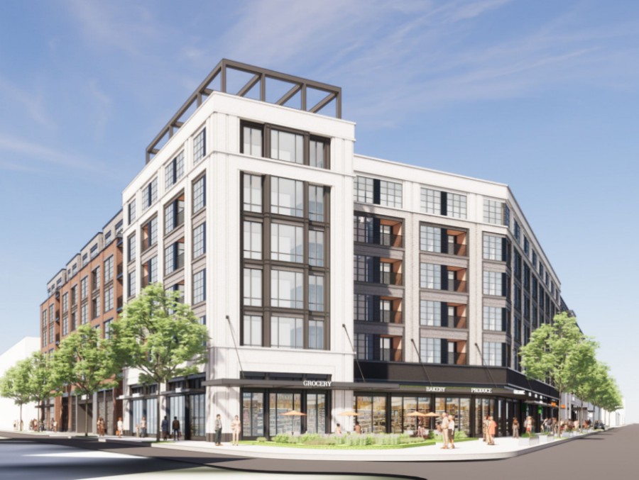 The below-grade structures of the Maizon Durham mixed-use development (248 units) – now impermeable – were exposed to high groundwater levels.
