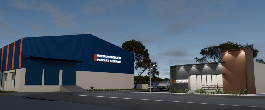 The Penetron production facility in Salem, India