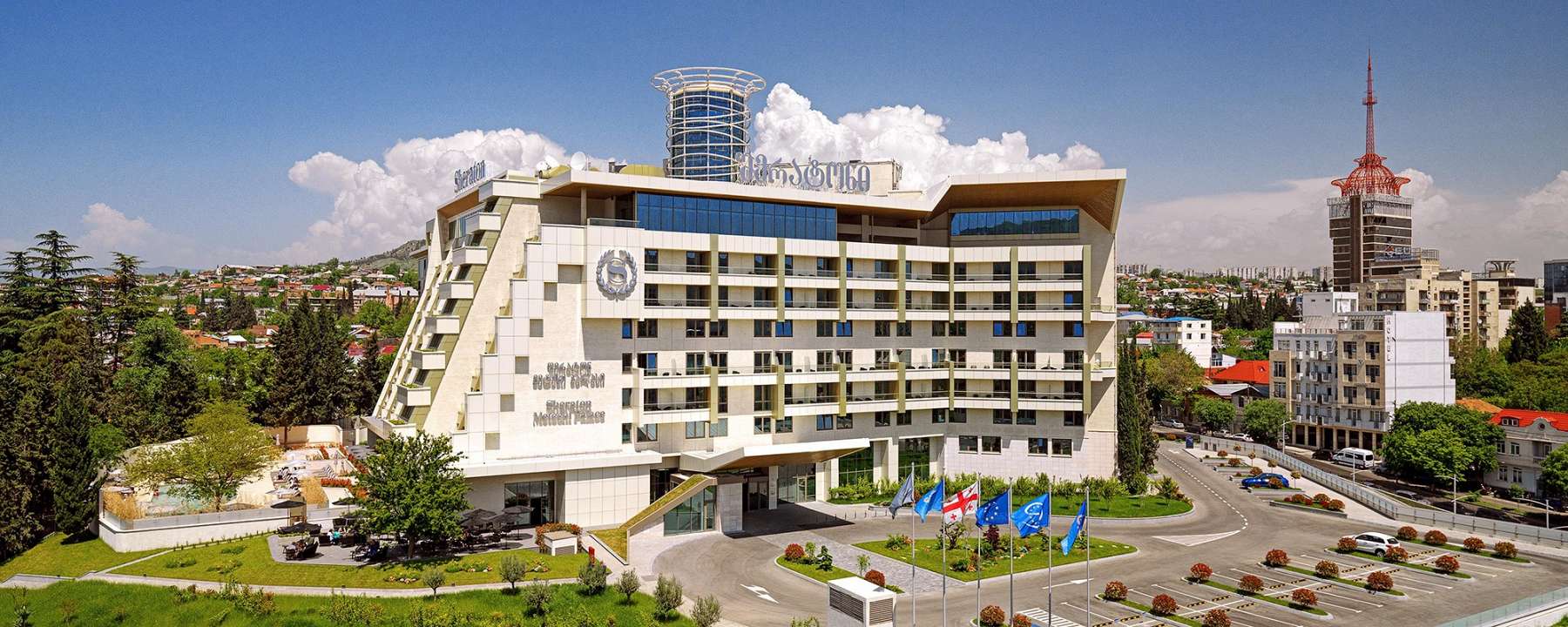 The Sheraton Grande Tbilisi Metechi Palace reopened – with Penetron crystalline technology used in the below-grade concrete structures.