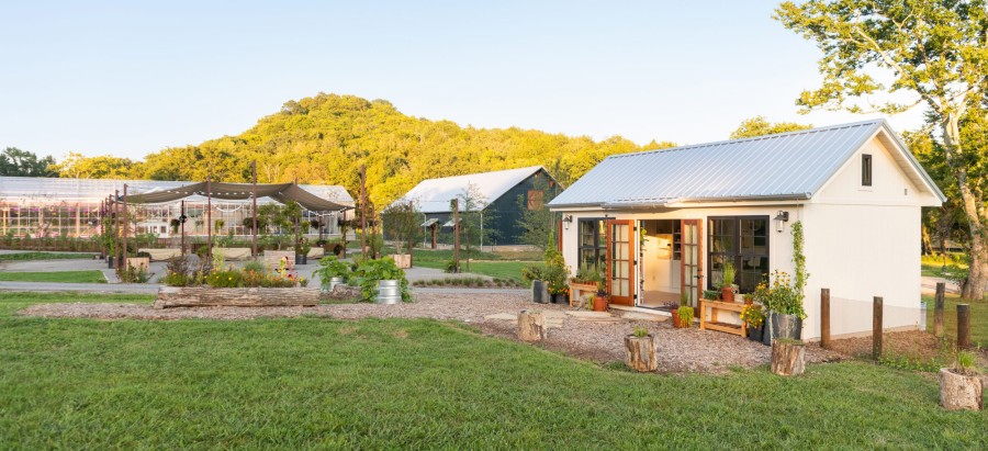 Southall Farm comprises a 325-acre farm, an inn with 62 rooms, 16 cottages, a high-end restaurant (and bourbon bar), a spa, hospitality areas, and two greenhouses.