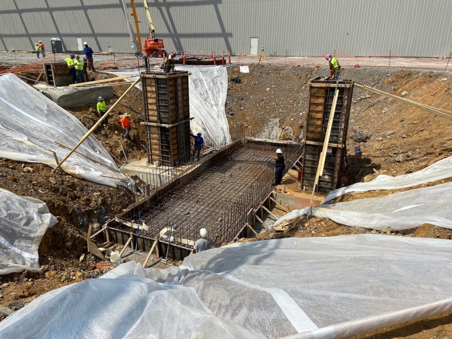The groundwater levels of the Smyrna, TN construction site needed a reliable waterproofing solution for the new below-grade concrete structures, Penetron had the answer.