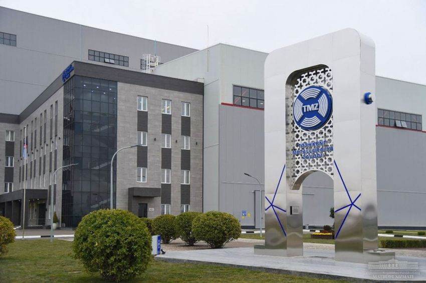 The new Tashkent Metallurgical Plant (TMZ) produces a range of finished metal products for hundreds of local enterprises, which comprise a large sector of Uzbekistan’s industry.