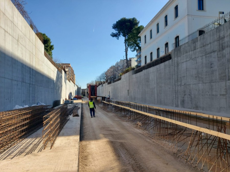 The Andria Nord tunnel project engineers needed a concrete mix that would ensure impermeable and durable concrete tunnel walls.