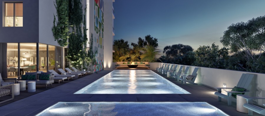 PENETRON ADMIX provides a reliable waterproofing solution for the pool, the building’s foundation slab, retaining walls and below-grade elevator pits