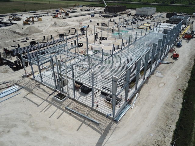The Atlantic Sapphire Farm’s 36 massive concrete recirculating saltwater “grow-out tanks” were waterproofed with PENETRON ADMIX