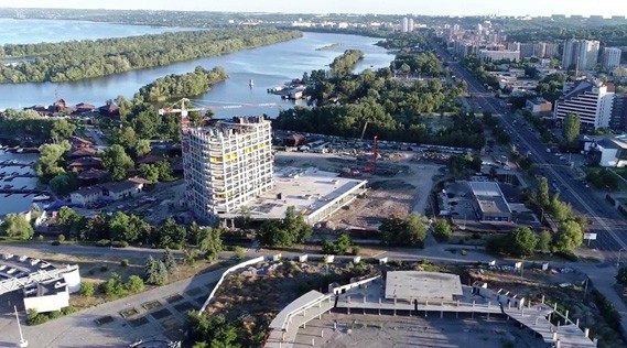 The Bartolomeo Resort Town development is a self-contained village in Dnipro, Ukraine, that employed Penetron crystalline products to ensure a waterproof and durable foundation.