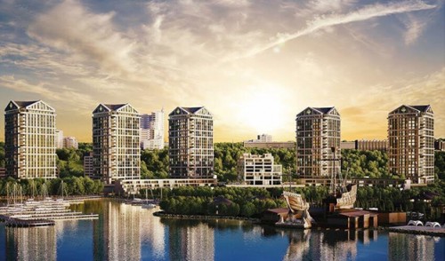 The Bartolomeo Resort Town development is a self-contained village in Dnipro, Ukraine, that employed Penetron crystalline products to ensure a waterproof and durable foundation.