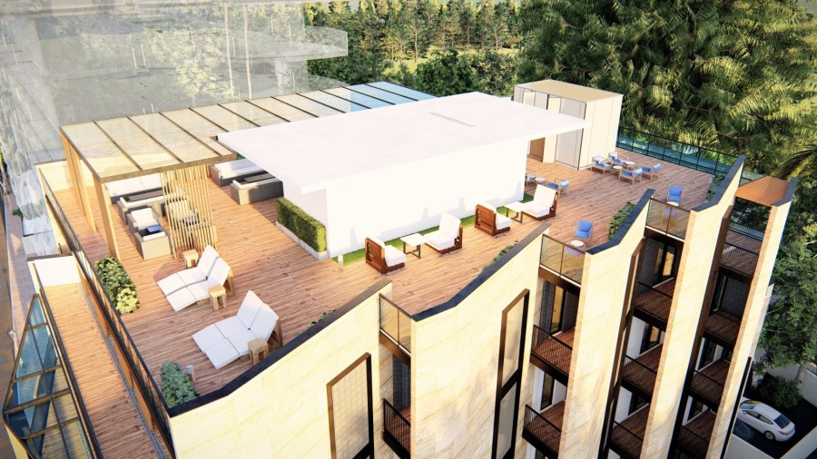 The Penetron System of crystalline waterproofing products was used to protect the hotel’s beachside swimming pool, the apartment balconies, and the rooftop sundeck.