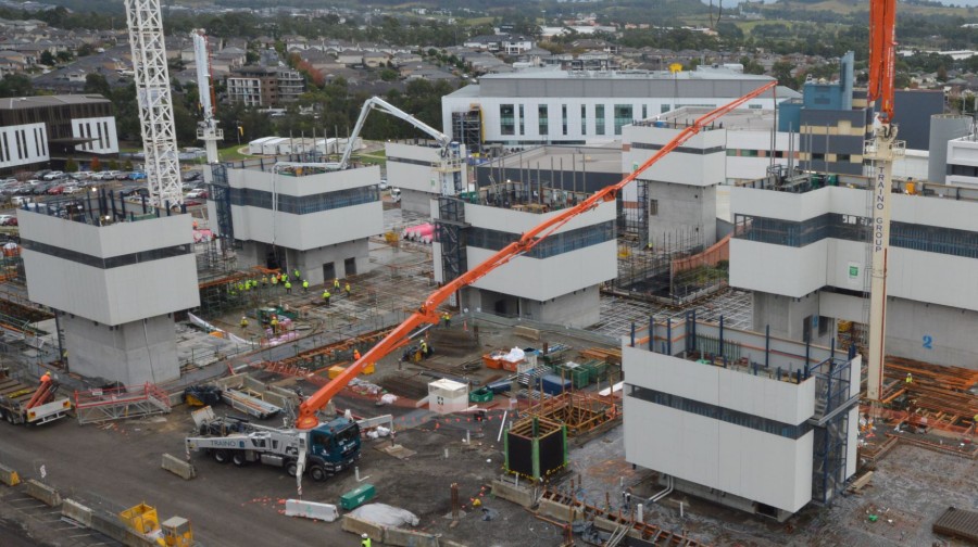 PENETRON ADMIX, a crystalline waterproofing admixture, was specified to waterproof all below-grade concrete structures, exposed terraces, roof slabs, and hospital helipad.