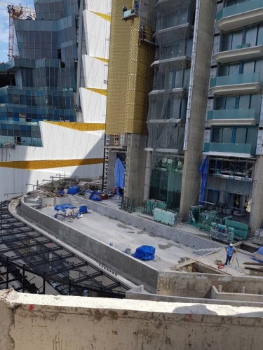 ICONSIAM project engineers and the Penetron team developed a waterproofing solution that provides the required degree of durability for both the foundation and roof structures