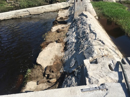 The advanced deterioration of the Pärnu River dam at the Jändja fishing area urgently needed a repair and renovation effort to avoid a more costly total replacement.