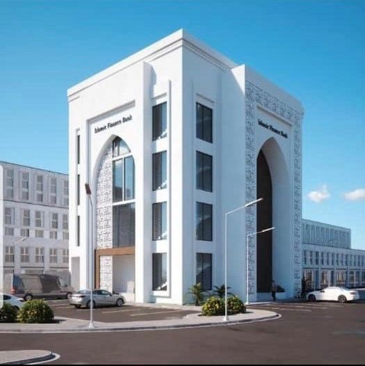 The newest branch of the Libyan Islamic Bank (LIB) is located in the commercial center of Benghazi and features a ground floor retail banking area and two office floors above