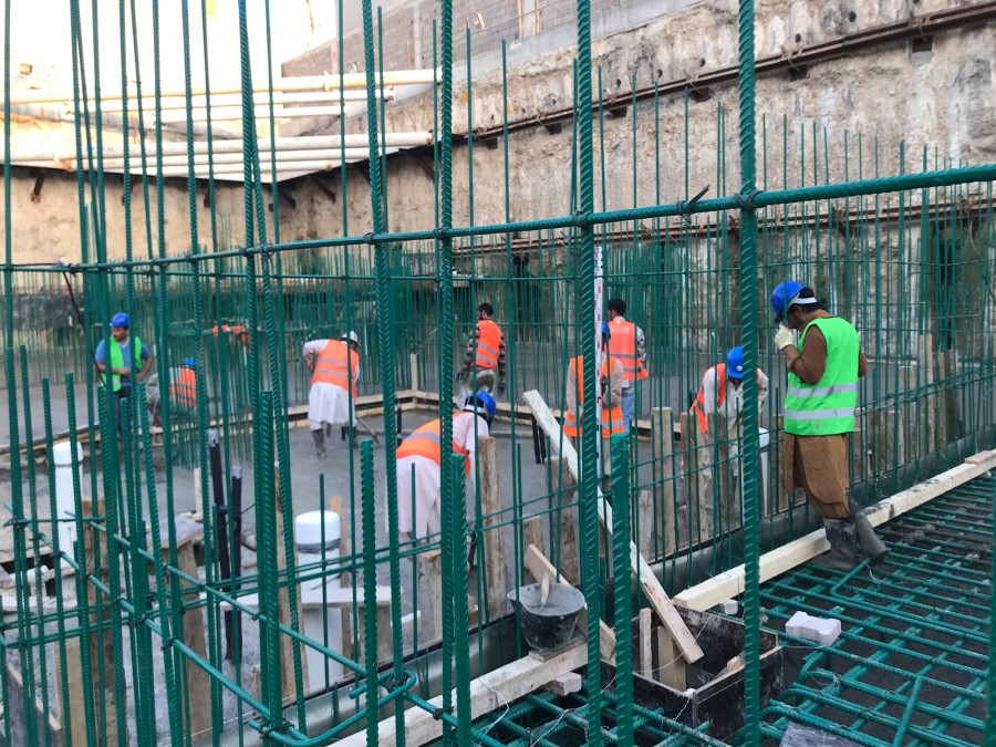 A PVC membrane system was specified for the MASIC project. But dewatering at the site left active leaks in the concrete. An integral crystalline solution from Penetron was chosen.
