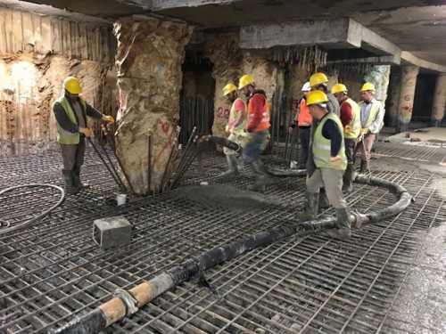 The local Penetron team helped supervise the mixing procedures for the PENETRON ADMIX during construction, enabling the builder to save time on the construction schedule
