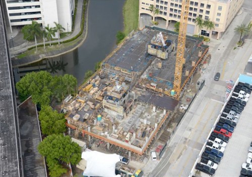 CEMEX, the ready-mix supplier, added PENETRON ADMIX to the concrete mix for the below-grade foundation slab.