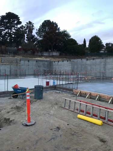 Forever waterproof: PENETRON ADMIX in soluble bags was added to all concrete for the below-grade retaining walls, the basement footings, and walls of the new Skyline Elementary School buildings.