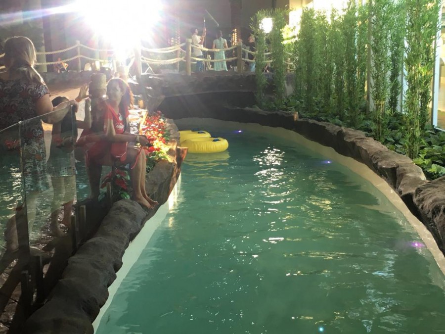 Penetron’s crystalline technology helped keep water inside the Tauá Aquapark river and the groundwater from seeping in and contaminating the pool water