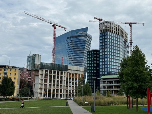 Porta Nuova Towers in Milan, Italy, Waterproofed with Penetron Technology